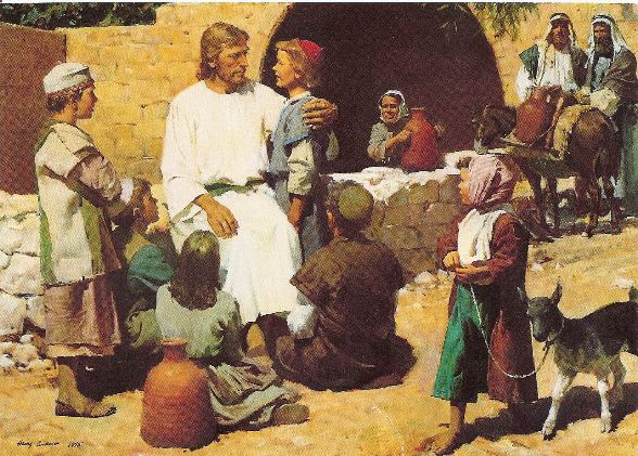 Jesus mit Kindern